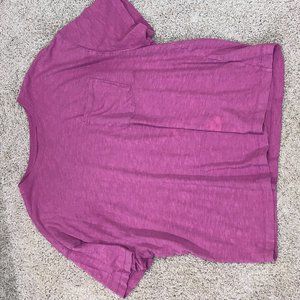 Purple cropped tee